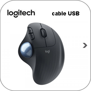 raton logitech con cable usb ergo m575 negro