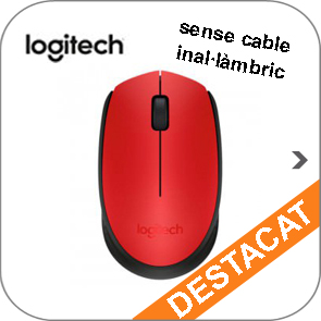 raton sin cable logitech rojo