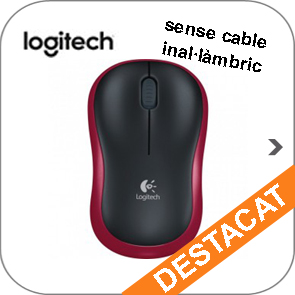 raton sin cable logitech m185 granate